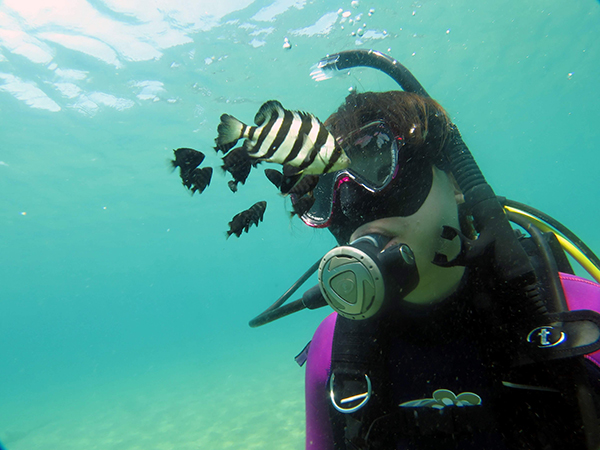 水中写真プレゼント！